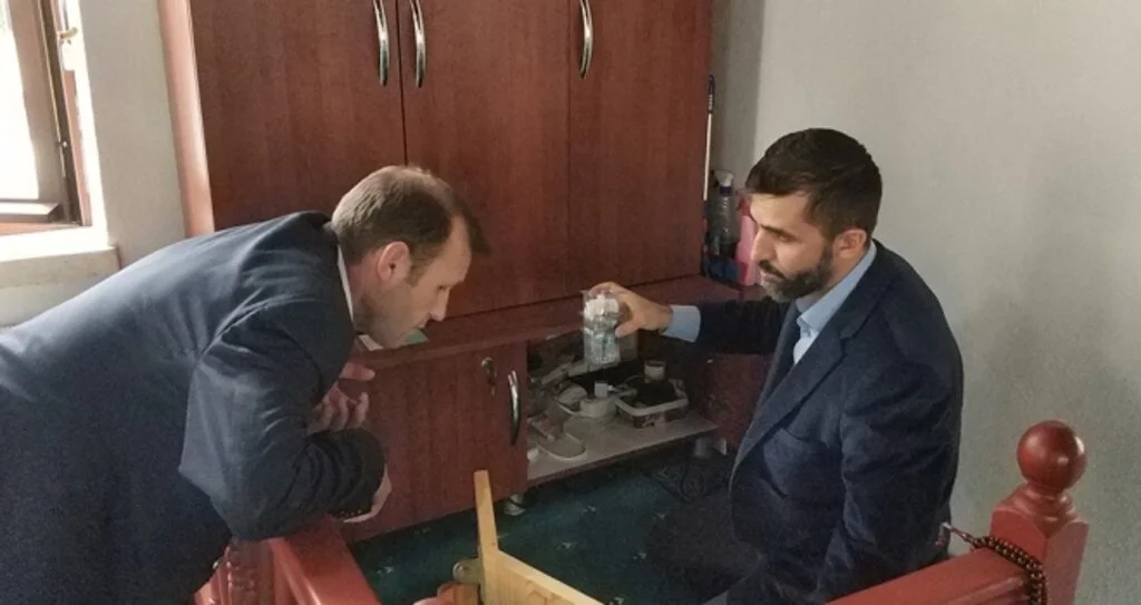 Samsun'da Hırsız, camiden bozuk para çaldı
