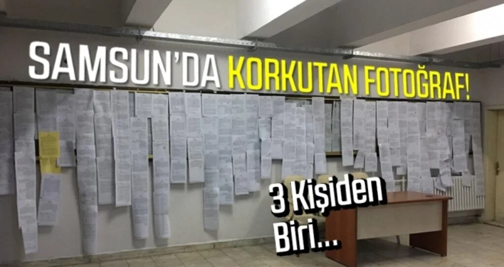 Samsun'da Korkutan fotoğraf!