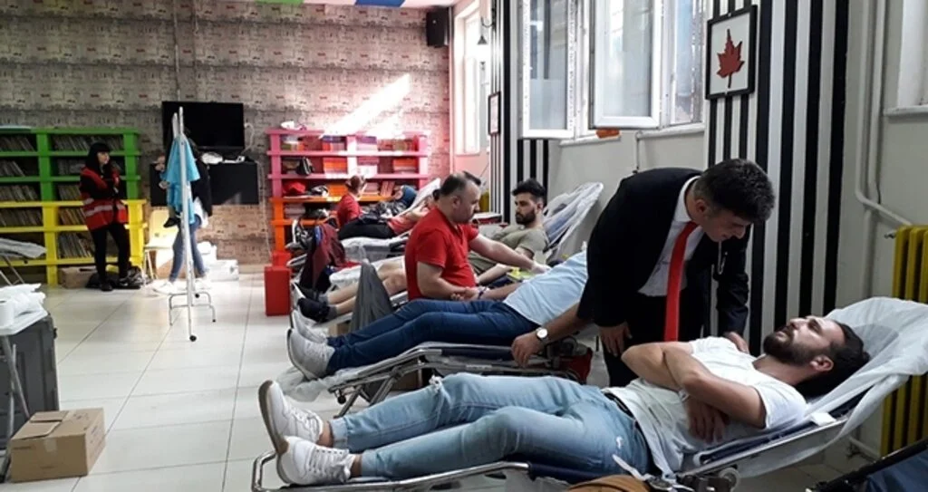 Samsun'da Okuldan Rekor Kan Bağışı