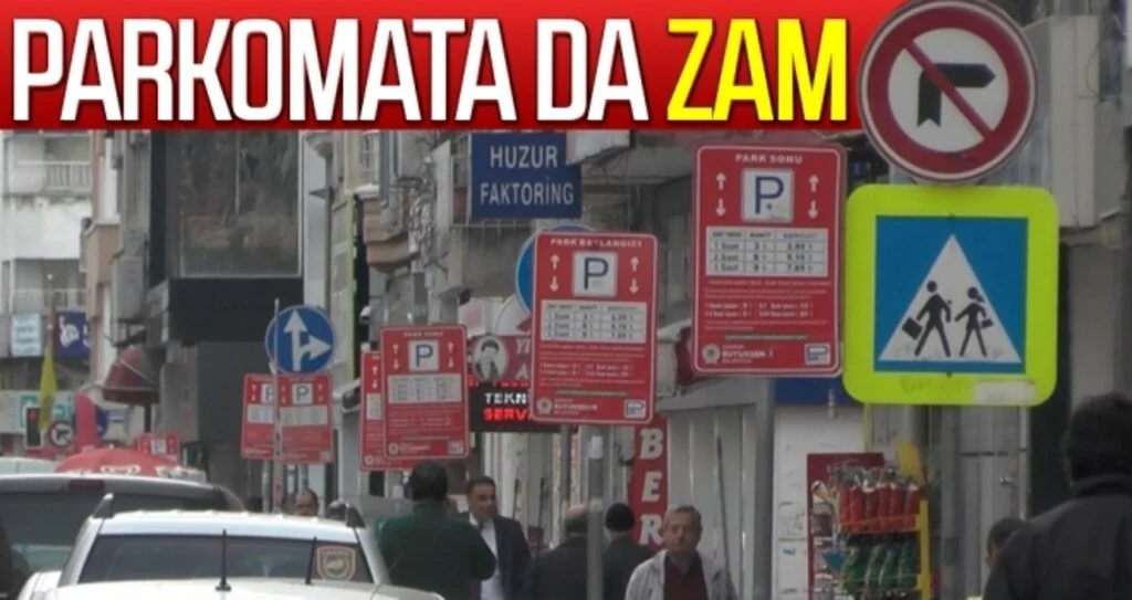 Samsun'da Parkomata da zam