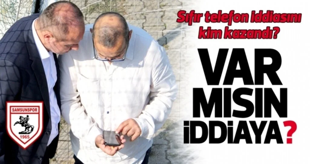 Samsunspor Başkanı İsmail Uyanık ile yönetici Aykut Çepni iddiaya girdi