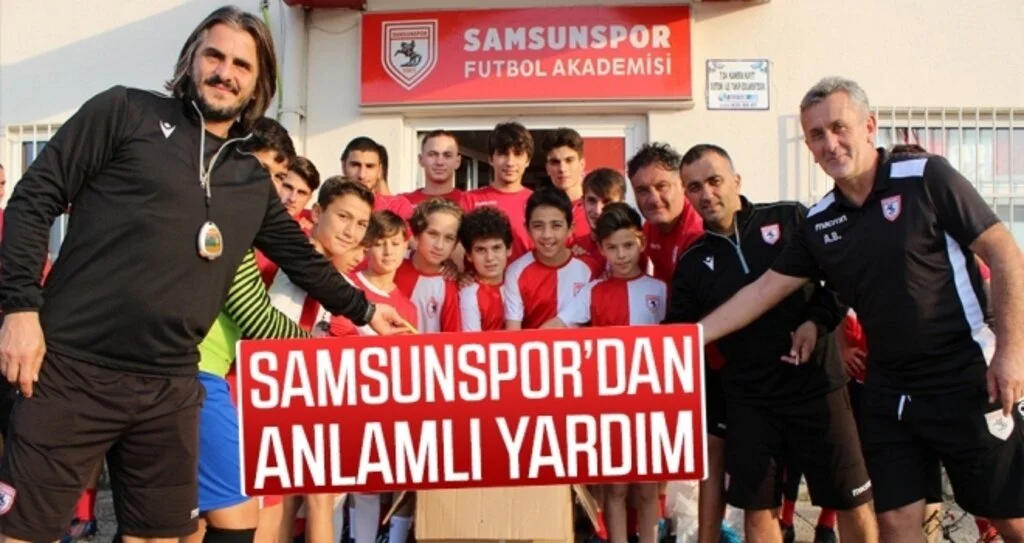 Samsunspor'dan Anlamlı Yardım