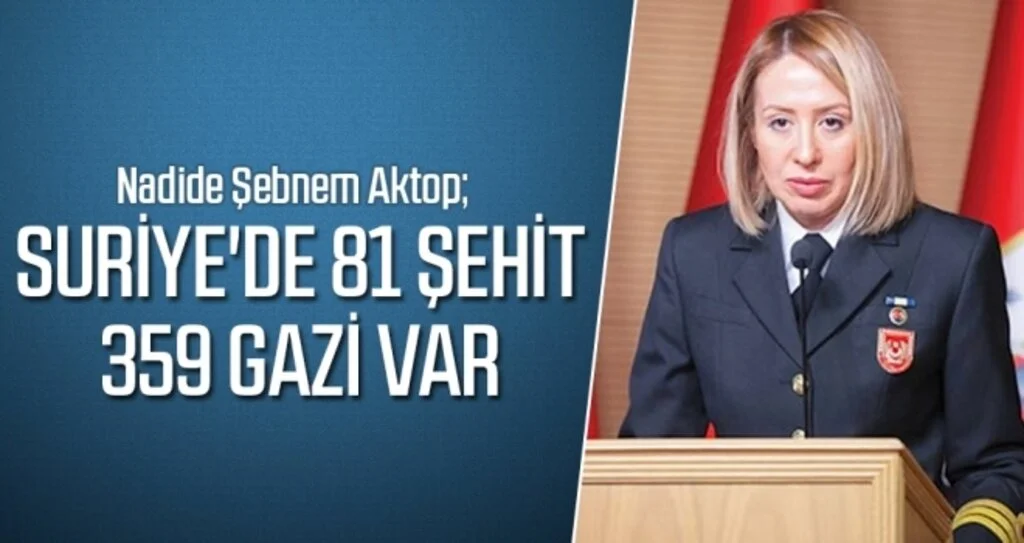 Suriye'de 81 şehit, 359 gazi var