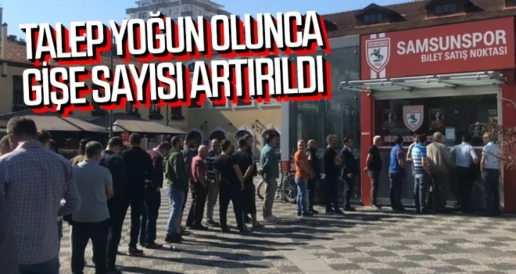 Talep yoğun olunca gişe sayısı artırıldı