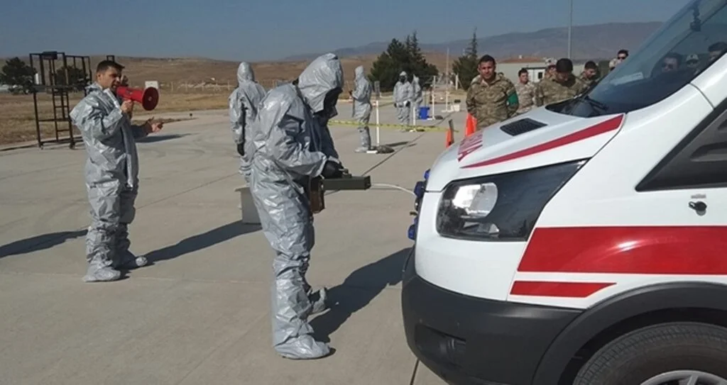 Tatbikat gerçeğini aratmadı