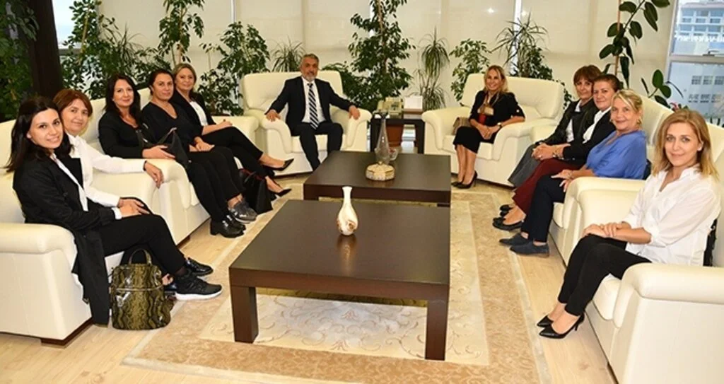TOBB Samsun Kadın Girişimciler İcra Kurulu, Rektör Bilgiç’i ziyaret etti