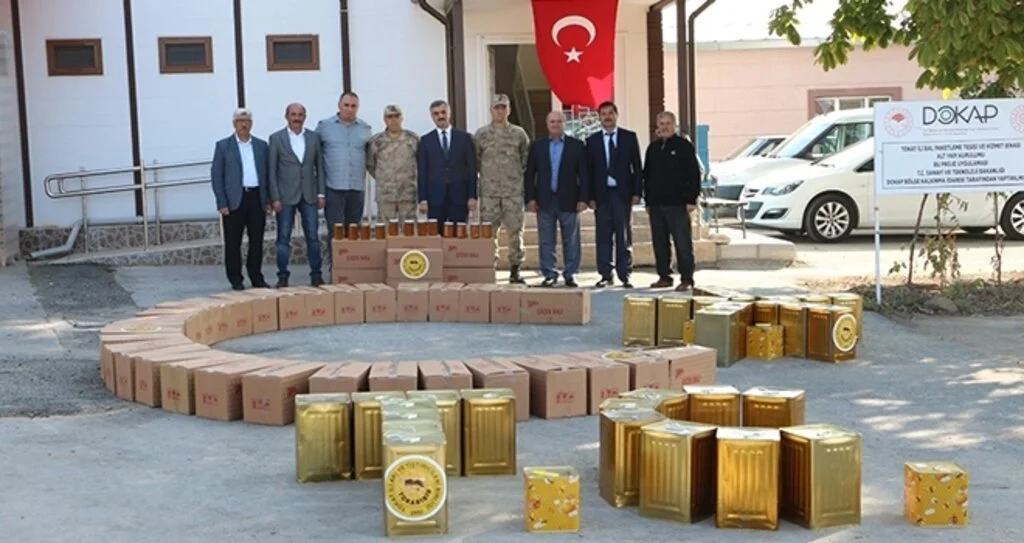 Tokat'tan Mehmetçiğe 1,6 ton bal gönderildi