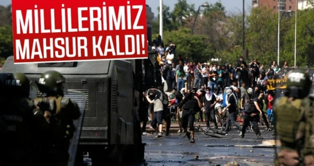 Türk sporcular Şili’de mahsur kaldı!
