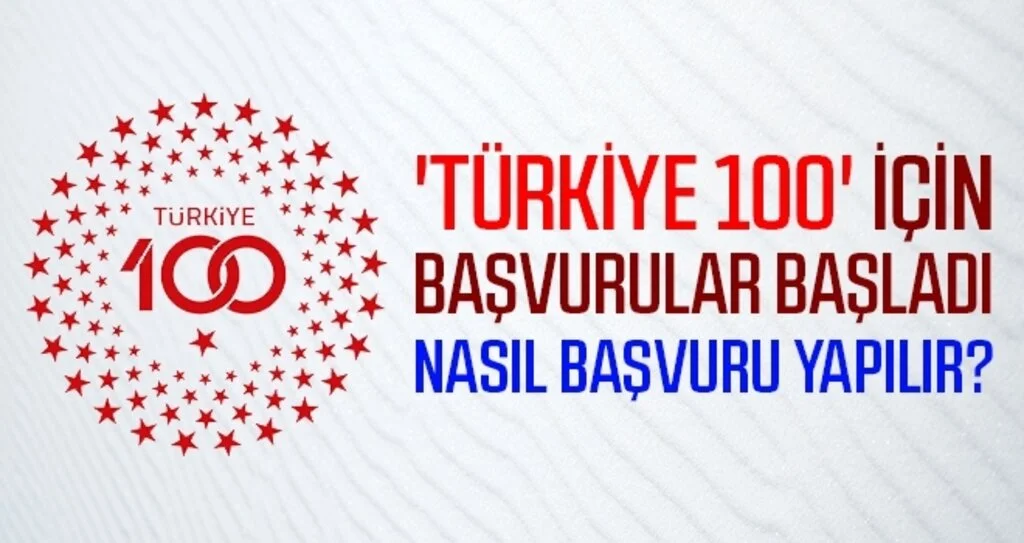 'Türkiye 100' için başvurular başladı! Nasıl Başvuru Yapılır?