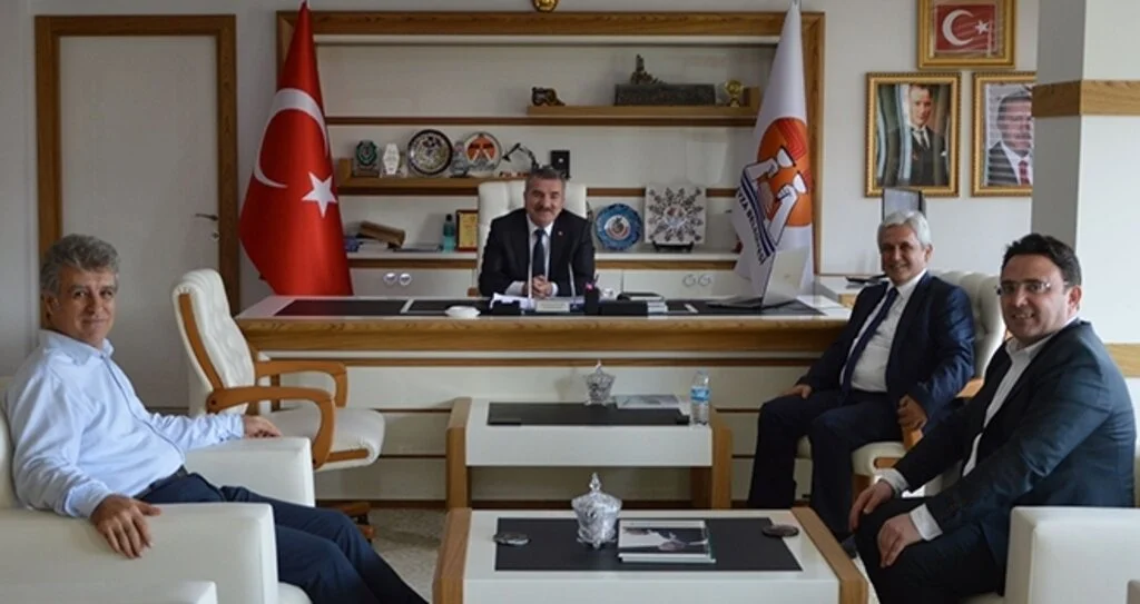 Üç Kaymakamdan Başkanı Özdemir'e ziyaret