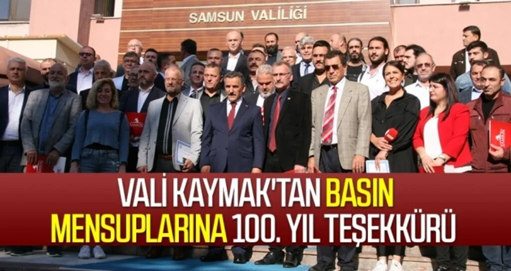 Vali Kaymak'tan 100. yıl teşekkürü