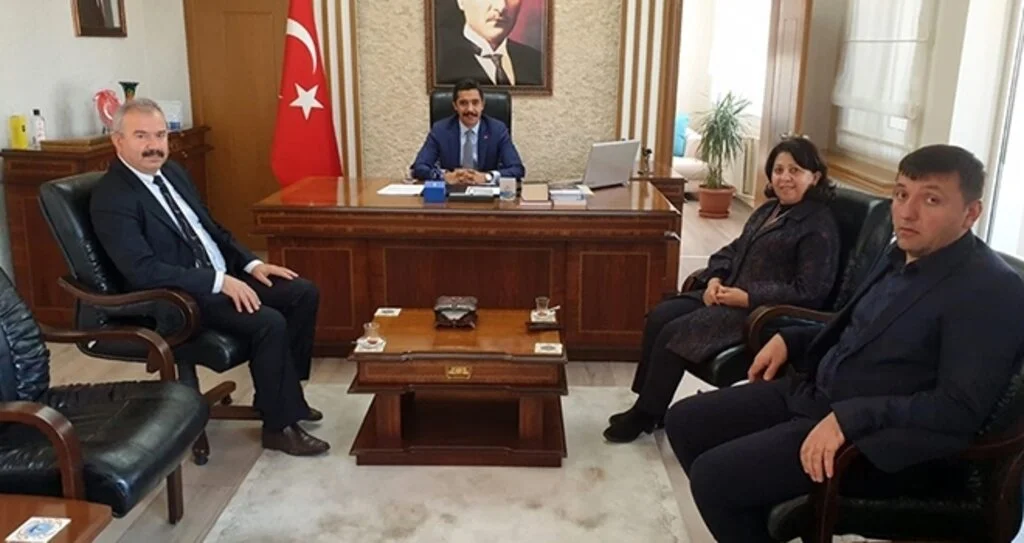Yeni Kaymakam'a  hayırlı olsun ziyareti