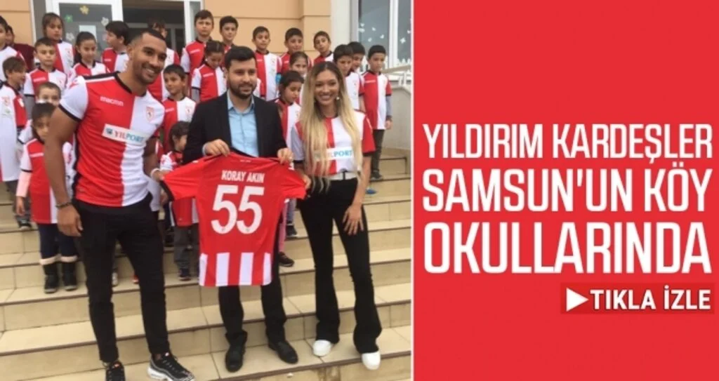 Yıldırım Kardeşler Samsun'un Köy Okullarında