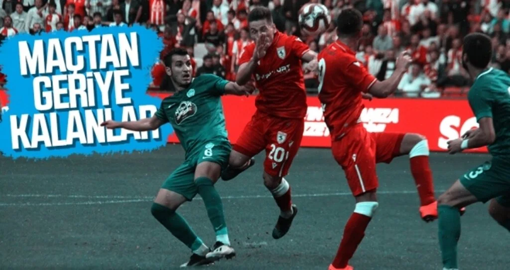Yılport Samsunspor - Kırklarelispor maçından geriye kalanlar
