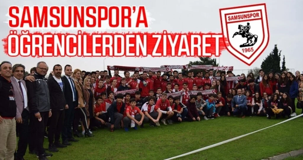 Yılport Samsunspor'a Öğrencilerden Ziyaret