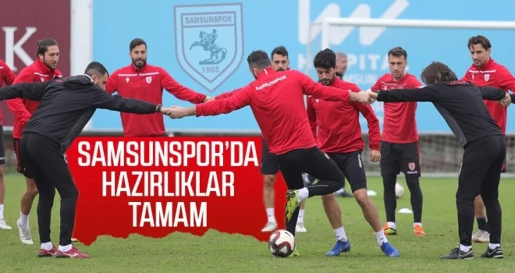 Yılport Samsunspor'da Gümüşhanespor Hazırlıkları Tamam
