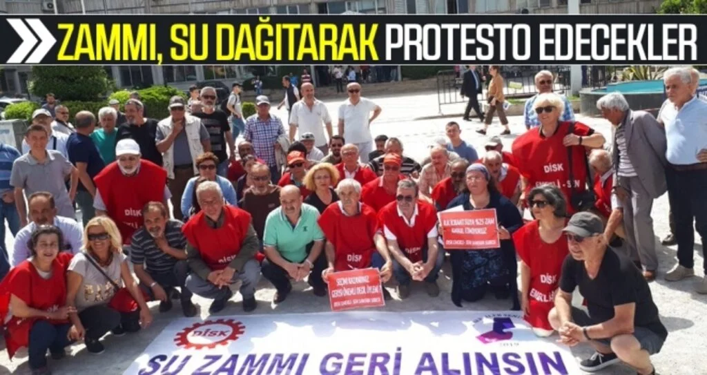 Zammı, su dağıtarak protesto edecekler