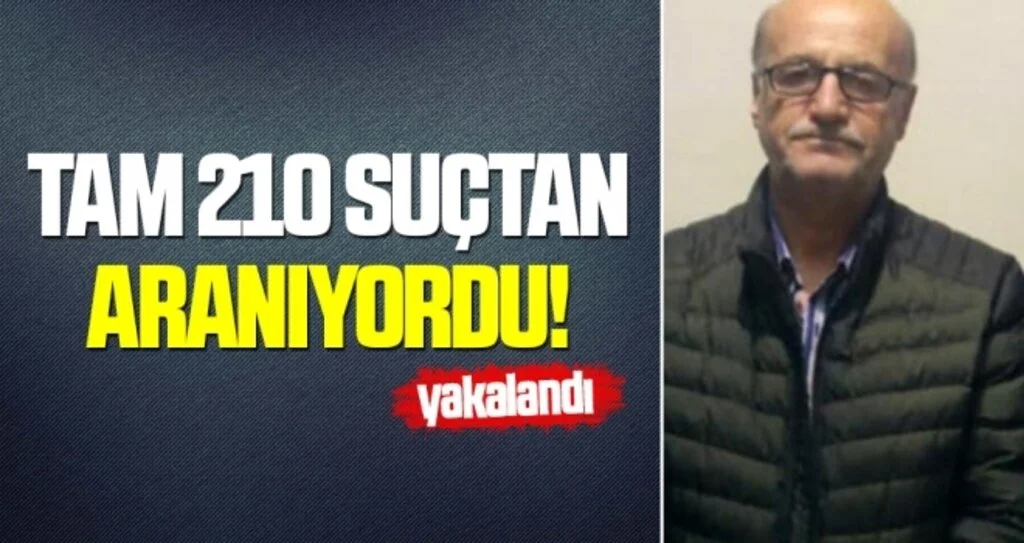 210 suçtan aranan firari yakalandı