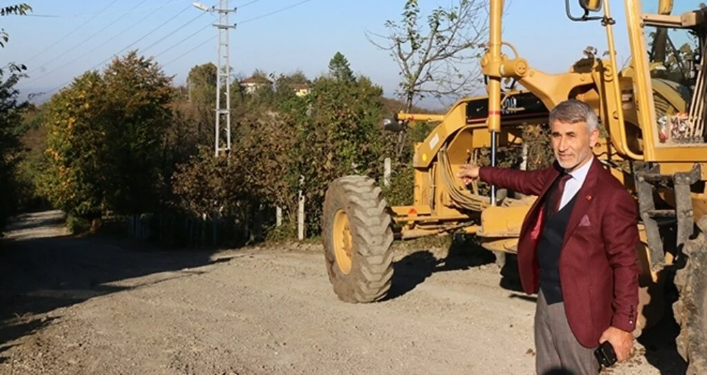 Akçaykaracalı Mahallesi’ne 3 Kilometre Beton Yol