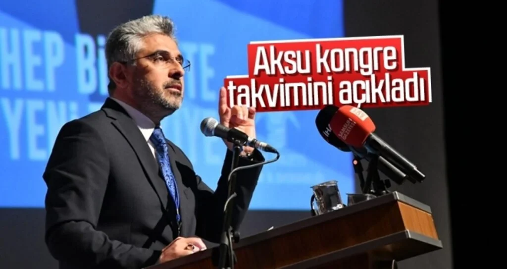 Aksu kongre takvimini açıkladı