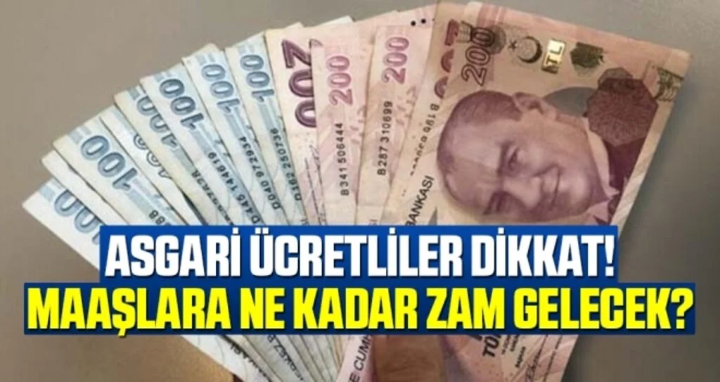 Asgari ücretliler dikkat! Maaşlara ne kadar zam gelecek?