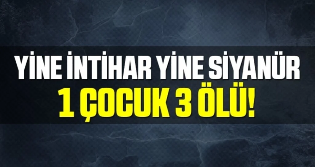 Bakırköy'de 1'i çocuk 3 kişinin cesedi bulundu