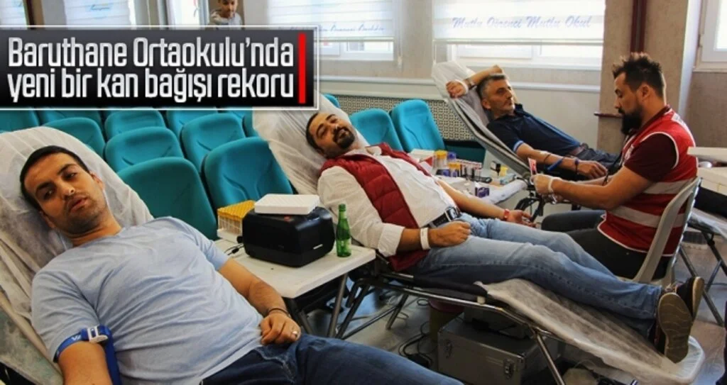 Baruthane Ortaokulu bağış rekorunu kırdı