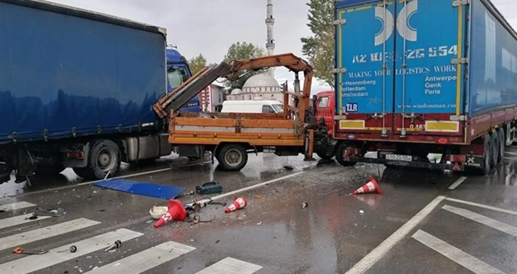 Çarşamba'da zincirleme kaza