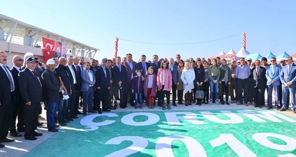 Çorum’daki fidan dikme  rekoru tescil edildi
