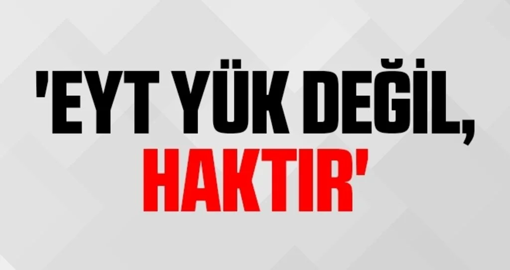 DİSK Emekli-Sen Başkanı Tacettin Aydın: 'EYT yük değil, haktır'