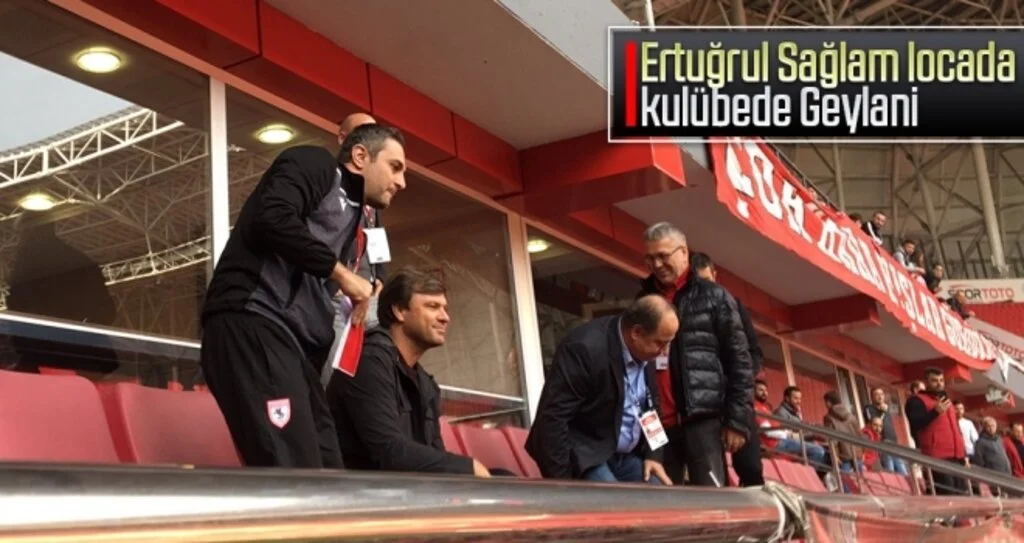 Ertuğrul Sağlam locada, kulübede Gökhan Geylani