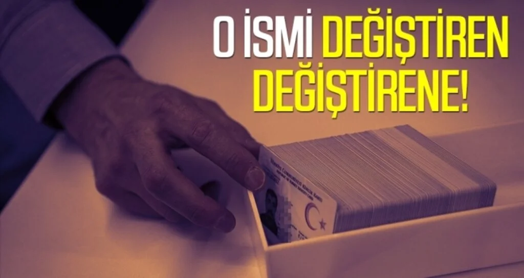 Fethullah ismini değiştiren değiştirene