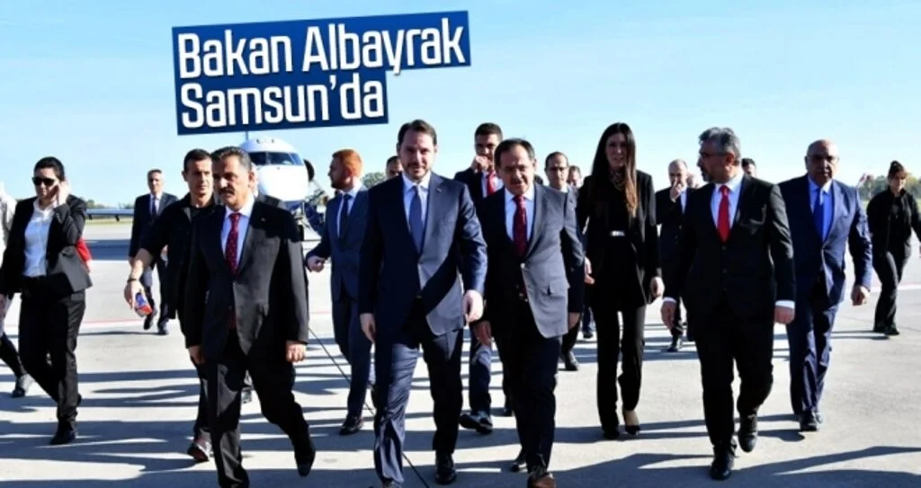 Hazine ve Maliye Bakanı Berat Albayrak Samsun'da