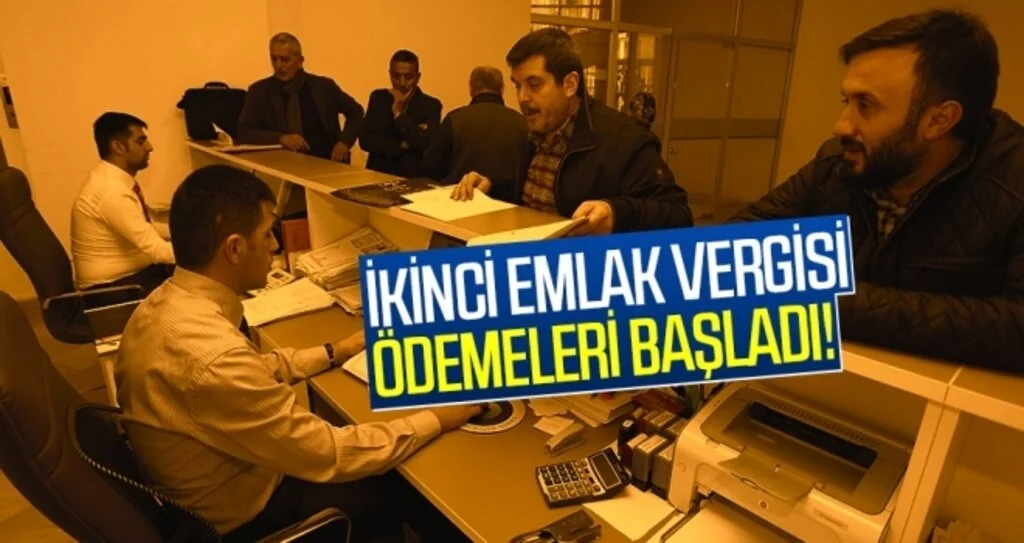 İkinci emlak vergisi ödemeleri başladı