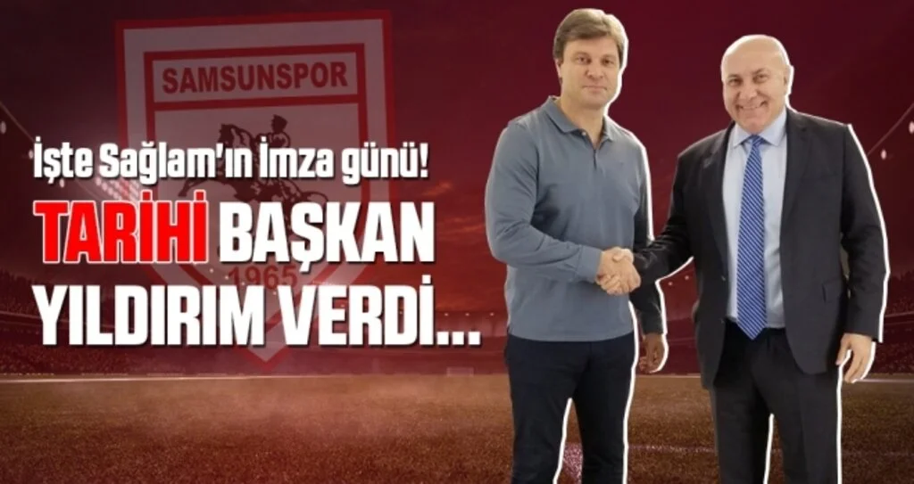 İşte Sağlam'ın imza günü! Tarihi Başkan Yıldırım verdi...