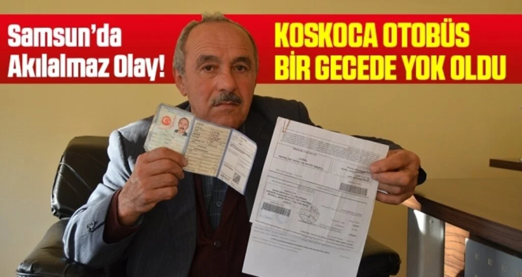Koskoca Otobüs Bir Gecede Yok Oldu