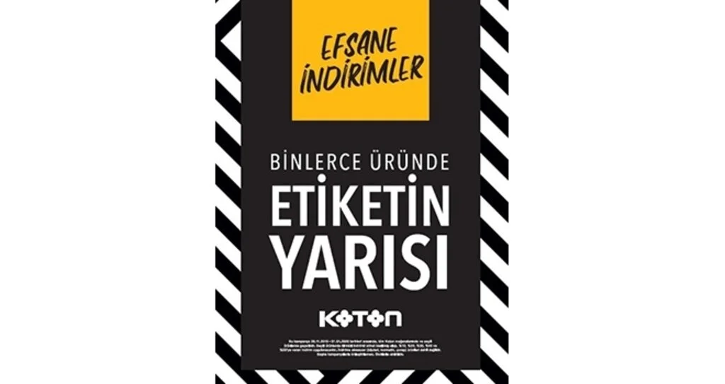 Koton Black Friday İndirimleri Başlıyor