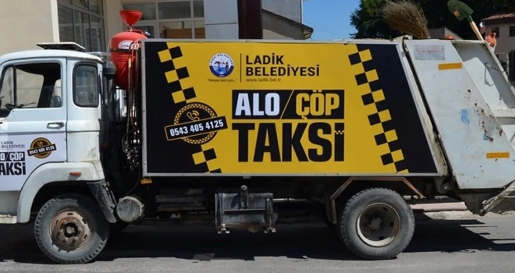 Ladik'te 'Alo Çöp  Taksi' başladı 