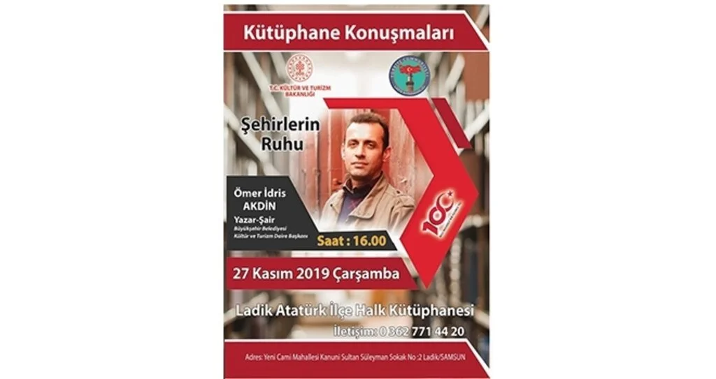 Ladik'te 'Şehirlerin Ruhu' konferansı