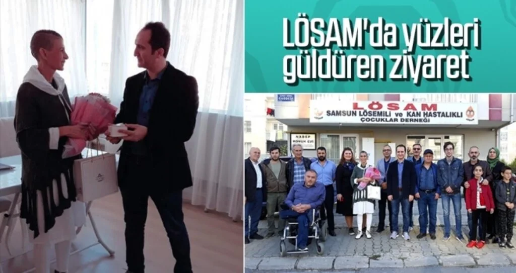 LÖSAM'da yüzleri güldüren ziyaret