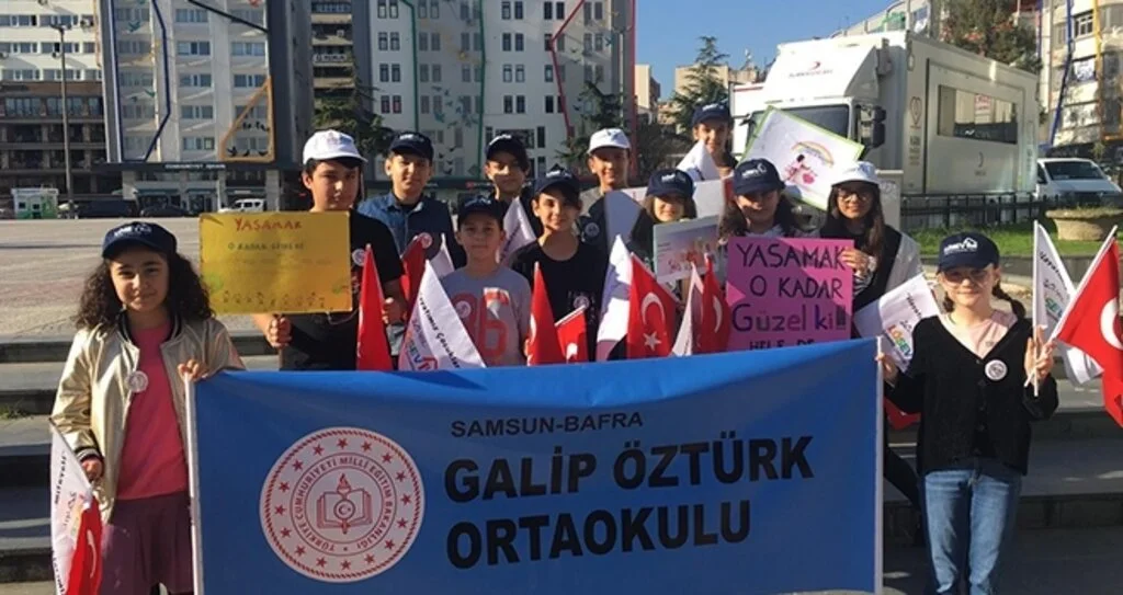 Öğrencilerden 'lösemi farkındalığı'