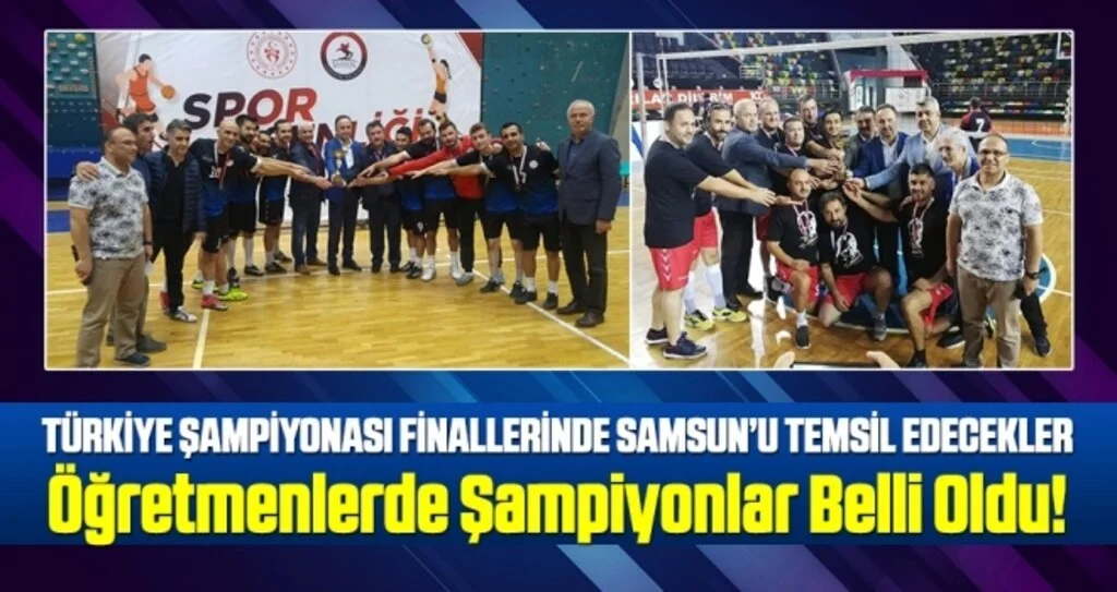 Öğretmenlerde Şampiyon Vezirköprü ve Atakum