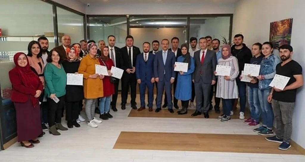 Ordu'da mesleki eğitim kursiyerlerine sertifika verildi