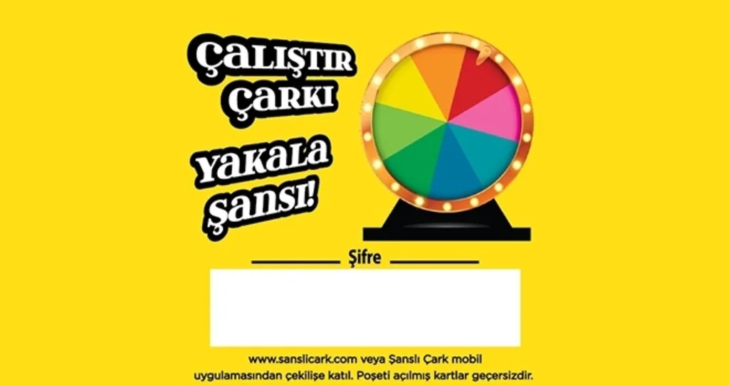 Patos, Cipso , Chips Master ve Çerezos'tan Şanslı Çark Kampanyası