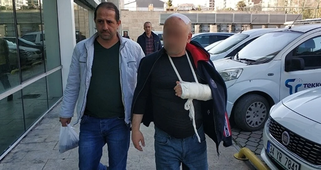Samsun'da Babasına saldıran şahsı bıçakladı