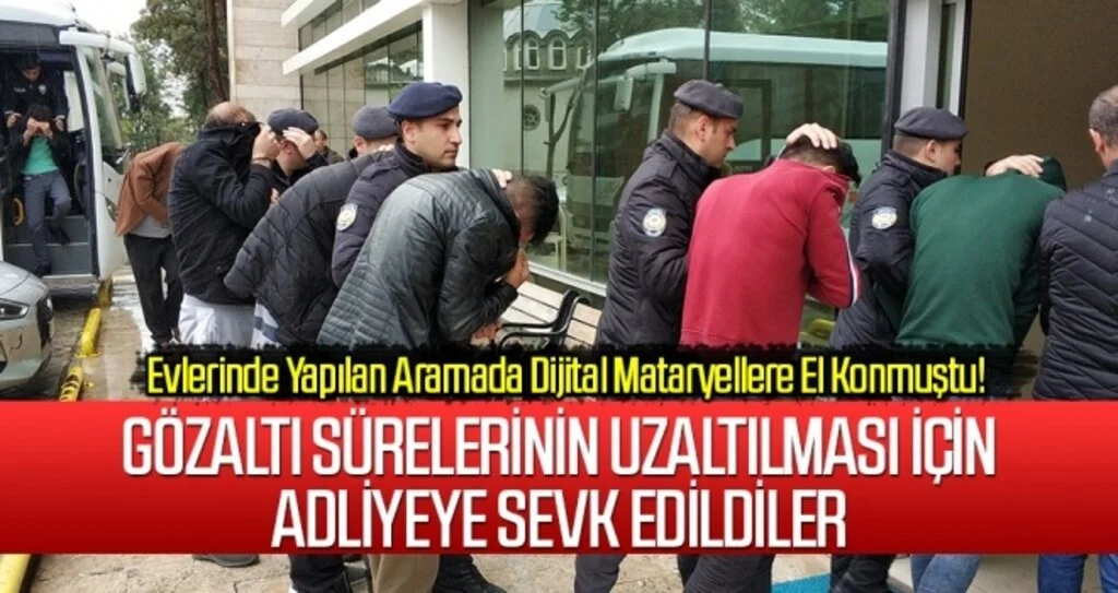 Samsun'da DEAŞ'tan Gözaltına Alınan 11 Kişinin Gözaltı Süreleri Uzatıldı