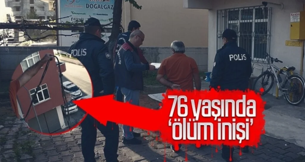 Samsun'da Evine balkondan iple sarkarak girmek isterken düşen yaşlı adam hayatını kaybetti