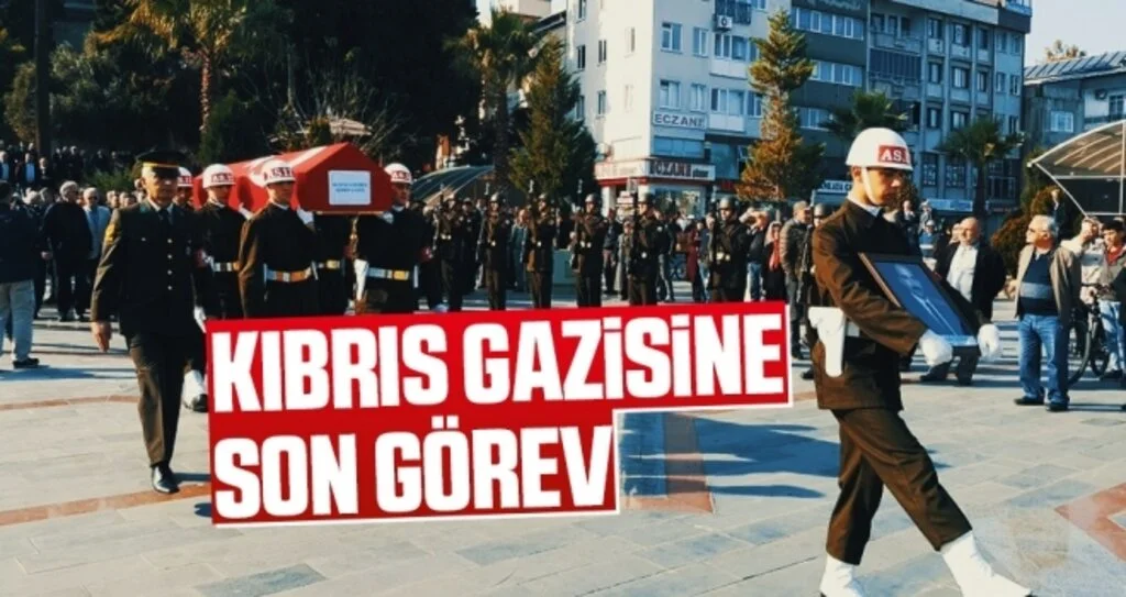 Samsun'da Kıbrıs Gazisine Son Görev