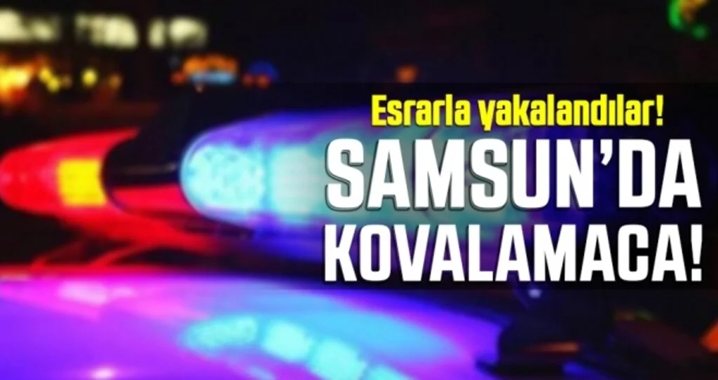 Samsun'da Polisten Kaçan Araçta Esrar Ele Geçirildi