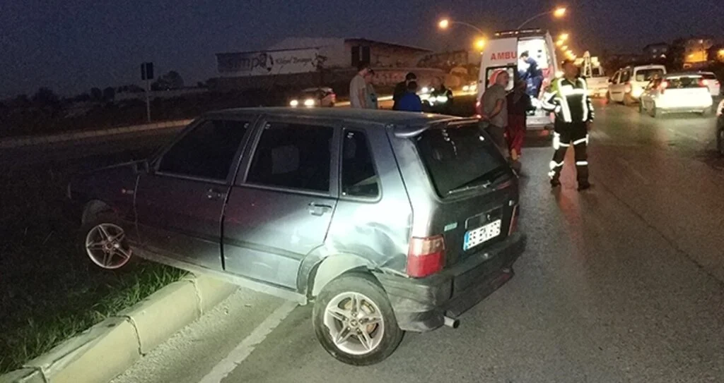 Samsun'da trafik kazası: 1 yaralı